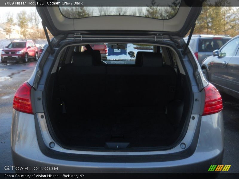 Gotham Gray / Black 2009 Nissan Rogue SL