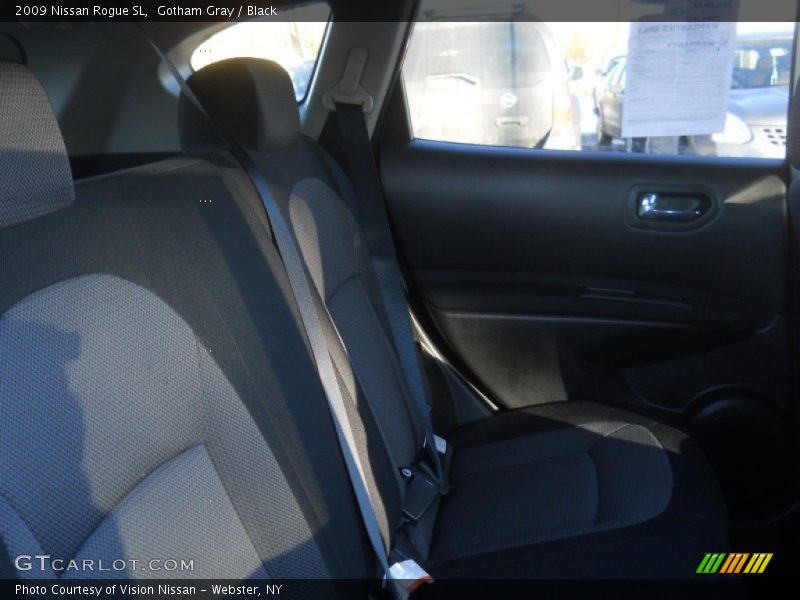 Gotham Gray / Black 2009 Nissan Rogue SL