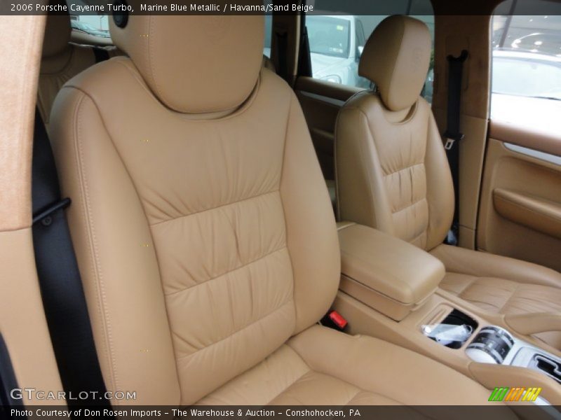 Marine Blue Metallic / Havanna/Sand Beige 2006 Porsche Cayenne Turbo