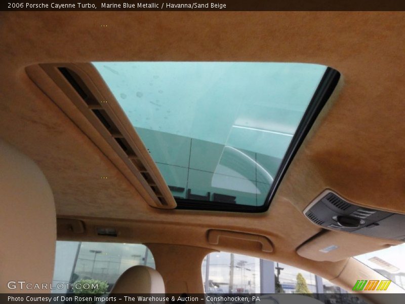 Sunroof of 2006 Cayenne Turbo