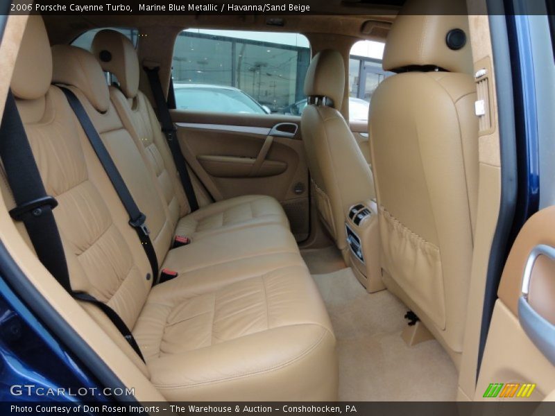Rear Seat of 2006 Cayenne Turbo