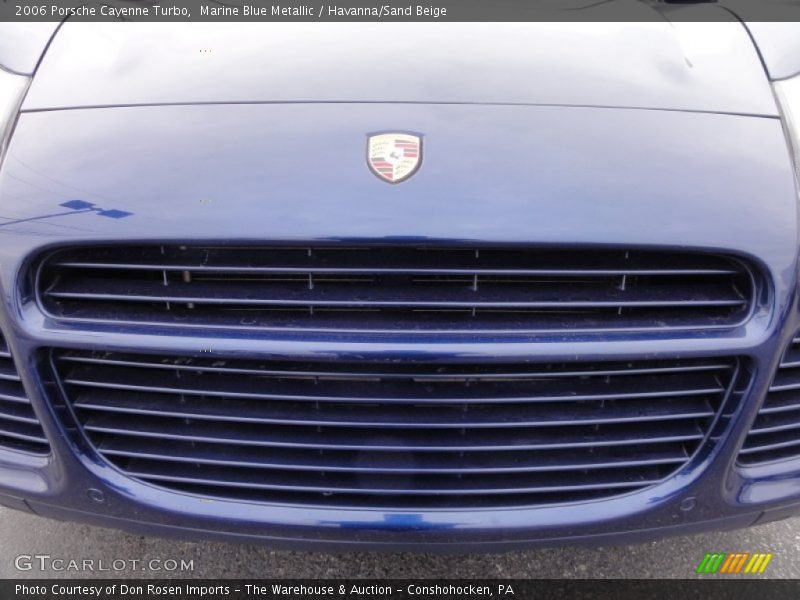 Marine Blue Metallic / Havanna/Sand Beige 2006 Porsche Cayenne Turbo