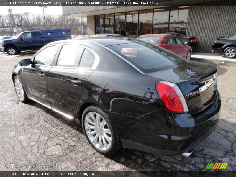 Tuxedo Black Metallic / Charcoal Black/Fine Line Ebony 2010 Lincoln MKS EcoBoost AWD