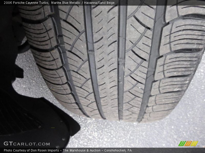 Marine Blue Metallic / Havanna/Sand Beige 2006 Porsche Cayenne Turbo