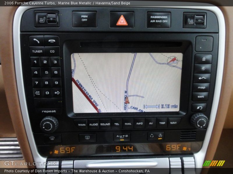 Navigation of 2006 Cayenne Turbo