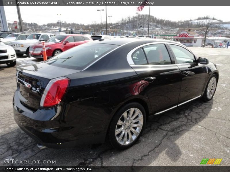 Tuxedo Black Metallic / Charcoal Black/Fine Line Ebony 2010 Lincoln MKS EcoBoost AWD
