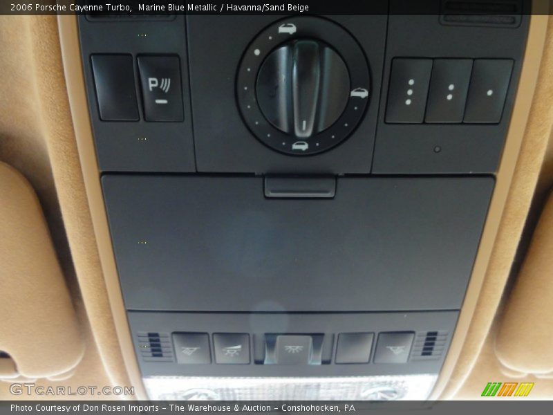Marine Blue Metallic / Havanna/Sand Beige 2006 Porsche Cayenne Turbo