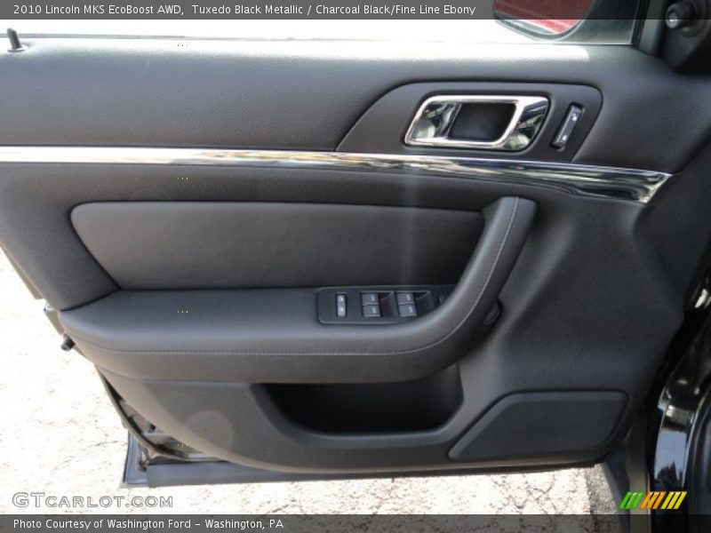 Tuxedo Black Metallic / Charcoal Black/Fine Line Ebony 2010 Lincoln MKS EcoBoost AWD