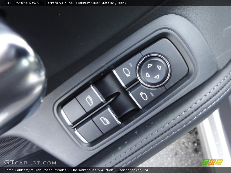 Platinum Silver Metallic / Black 2012 Porsche New 911 Carrera S Coupe