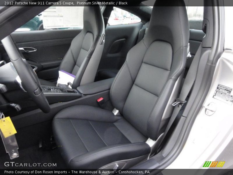 Front Seat of 2012 New 911 Carrera S Coupe