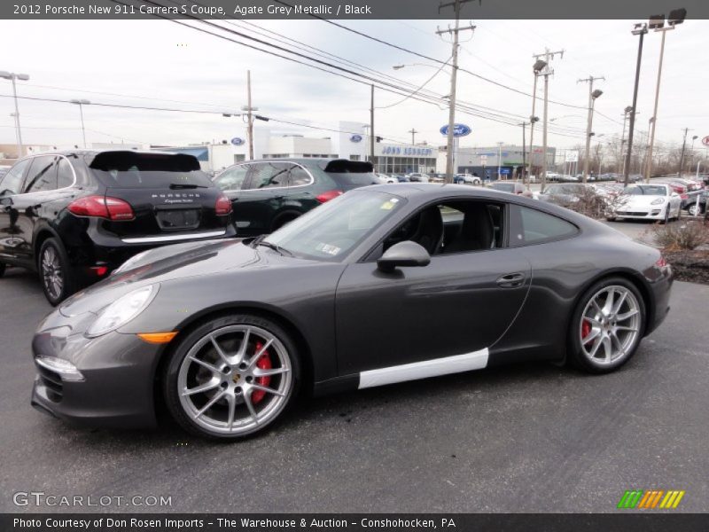 Agate Grey Metallic / Black 2012 Porsche New 911 Carrera S Coupe