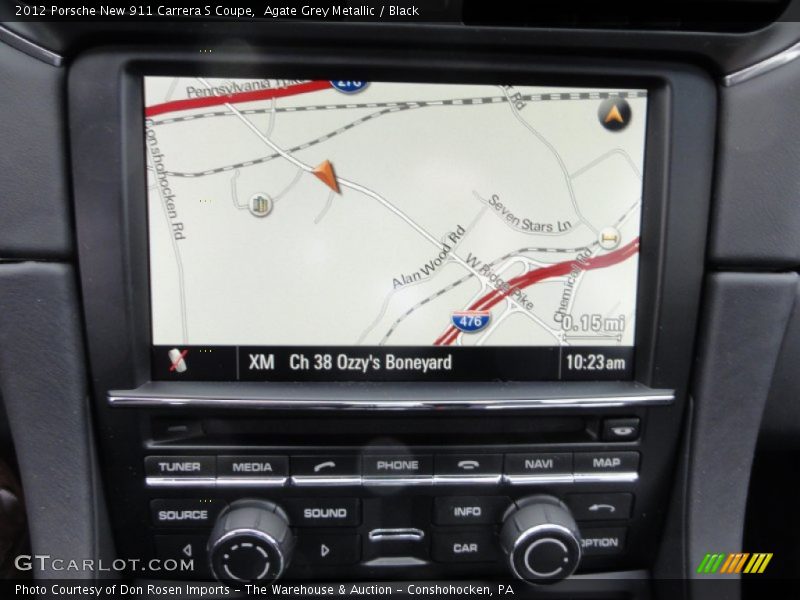 Navigation of 2012 New 911 Carrera S Coupe