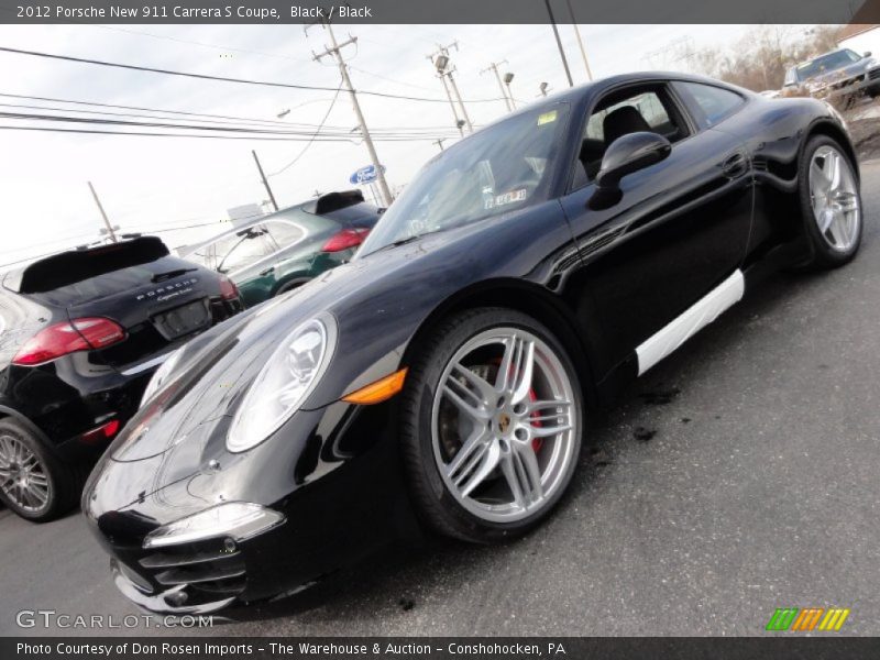 Black / Black 2012 Porsche New 911 Carrera S Coupe