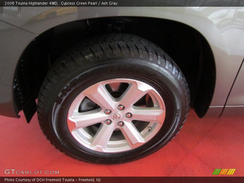 Cypress Green Pearl / Ash Gray 2008 Toyota Highlander 4WD