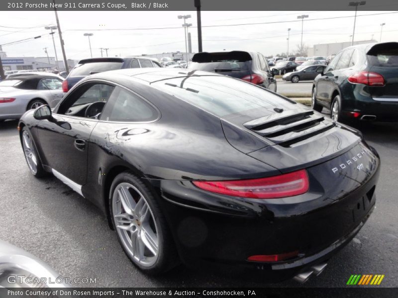  2012 New 911 Carrera S Coupe Black