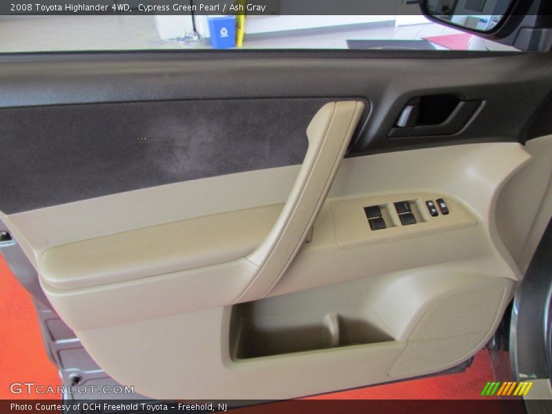 Cypress Green Pearl / Ash Gray 2008 Toyota Highlander 4WD