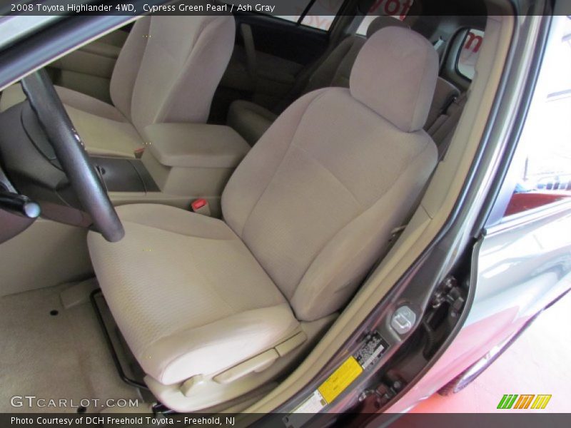 Cypress Green Pearl / Ash Gray 2008 Toyota Highlander 4WD