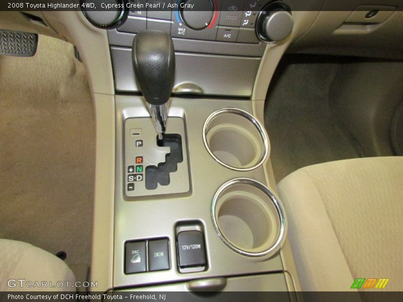 Cypress Green Pearl / Ash Gray 2008 Toyota Highlander 4WD