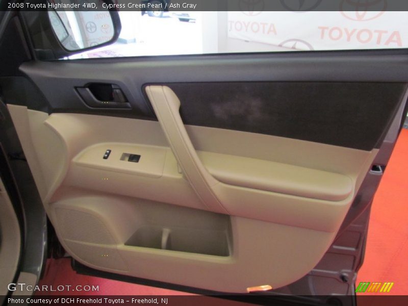 Cypress Green Pearl / Ash Gray 2008 Toyota Highlander 4WD