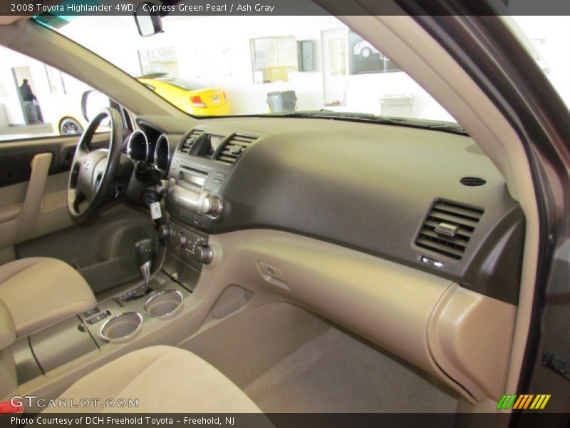 Cypress Green Pearl / Ash Gray 2008 Toyota Highlander 4WD