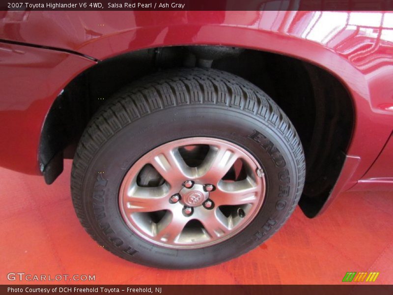 Salsa Red Pearl / Ash Gray 2007 Toyota Highlander V6 4WD