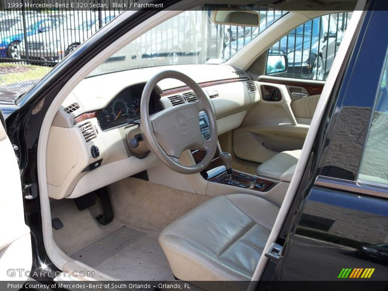 Black / Parchment 1999 Mercedes-Benz E 320 Sedan