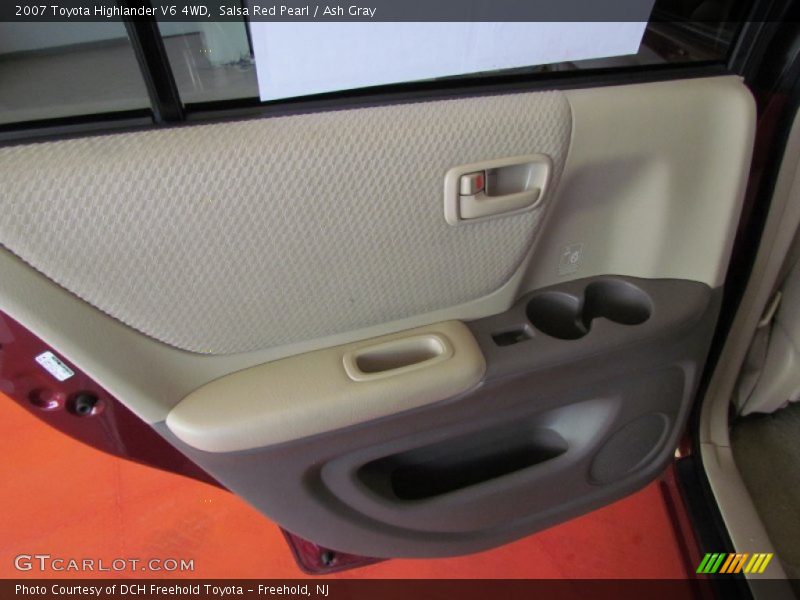 Salsa Red Pearl / Ash Gray 2007 Toyota Highlander V6 4WD
