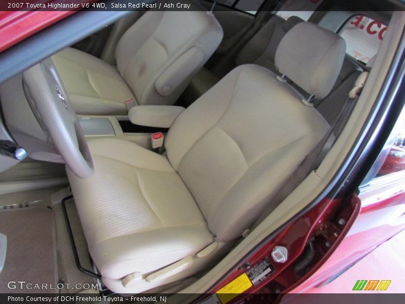 Salsa Red Pearl / Ash Gray 2007 Toyota Highlander V6 4WD