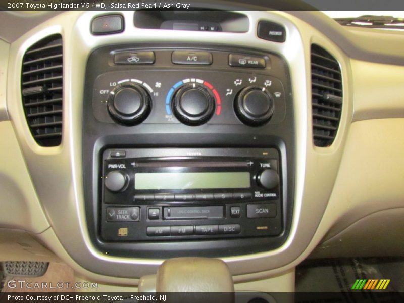 Salsa Red Pearl / Ash Gray 2007 Toyota Highlander V6 4WD