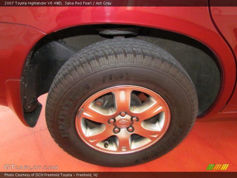 Salsa Red Pearl / Ash Gray 2007 Toyota Highlander V6 4WD