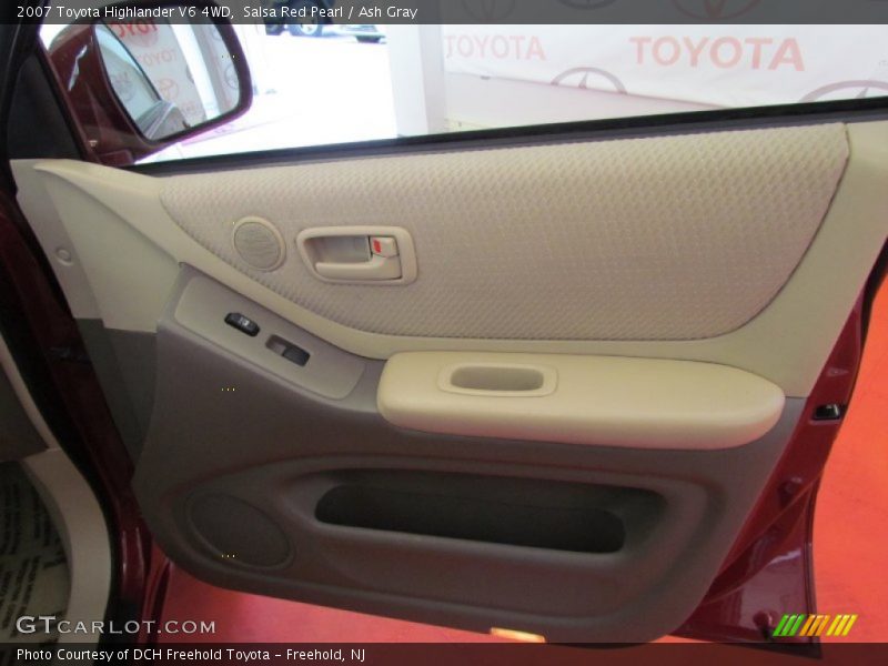 Salsa Red Pearl / Ash Gray 2007 Toyota Highlander V6 4WD