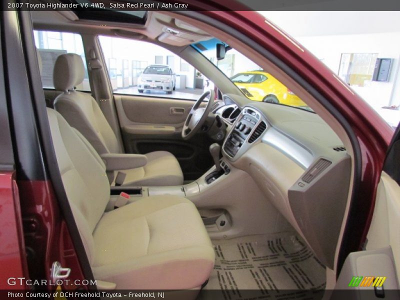 Salsa Red Pearl / Ash Gray 2007 Toyota Highlander V6 4WD
