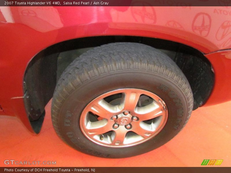 Salsa Red Pearl / Ash Gray 2007 Toyota Highlander V6 4WD