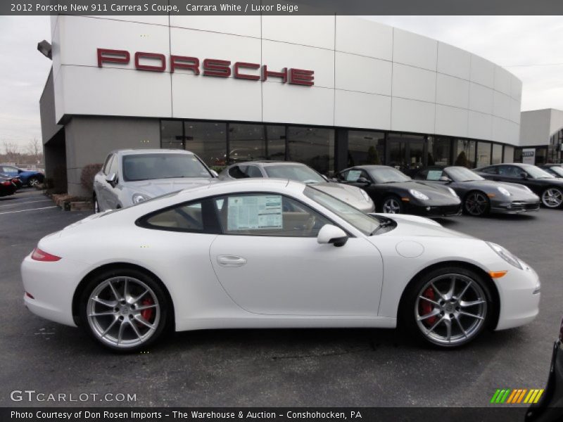  2012 New 911 Carrera S Coupe Carrara White