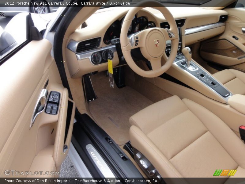  2012 New 911 Carrera S Coupe Luxor Beige Interior