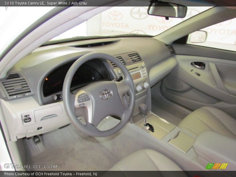 Super White / Ash Gray 2010 Toyota Camry LE