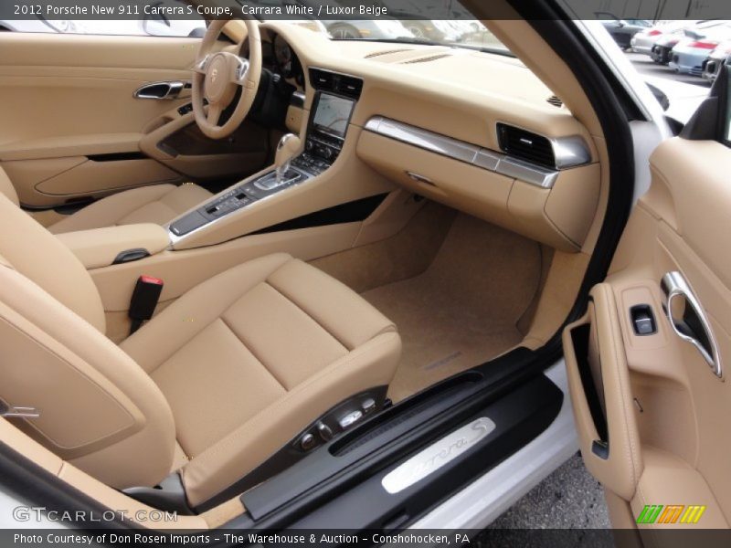  2012 New 911 Carrera S Coupe Luxor Beige Interior