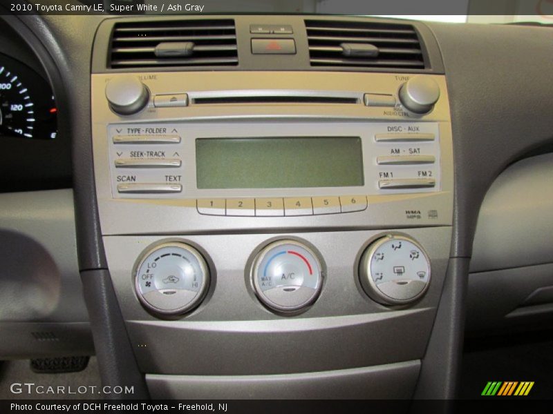 Super White / Ash Gray 2010 Toyota Camry LE