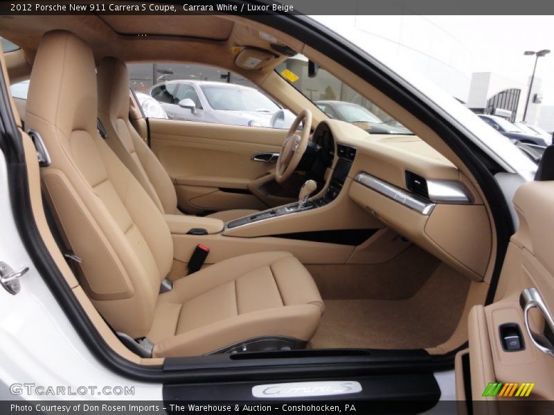  2012 New 911 Carrera S Coupe Luxor Beige Interior