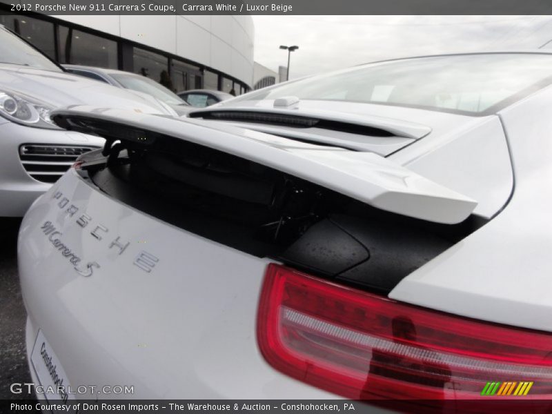 Rear Spoiler - 2012 Porsche New 911 Carrera S Coupe