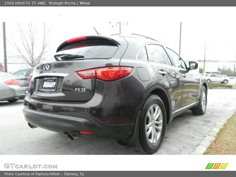 Midnight Mocha / Wheat 2009 Infiniti FX 35 AWD