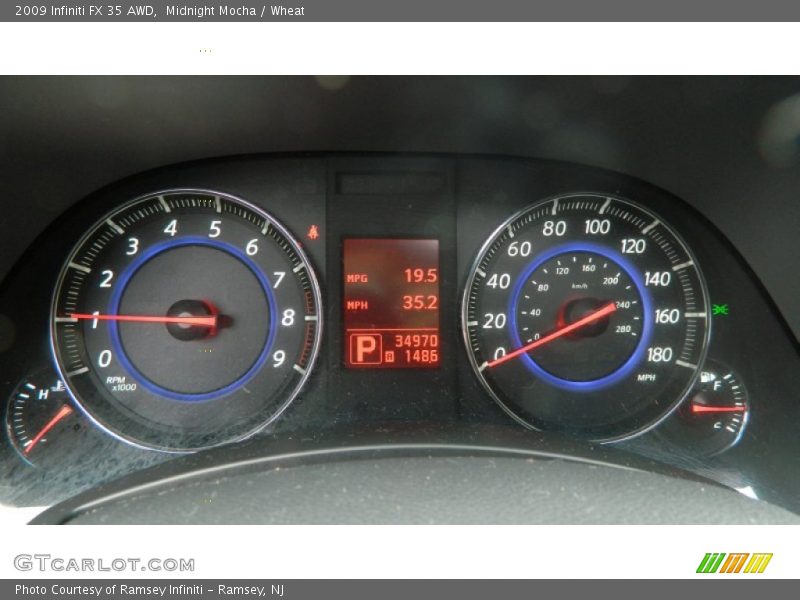 Midnight Mocha / Wheat 2009 Infiniti FX 35 AWD