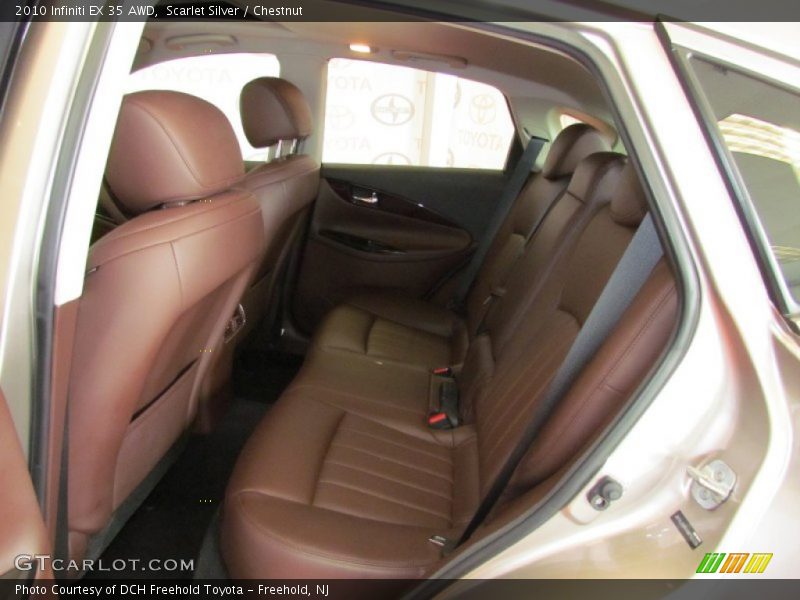 Scarlet Silver / Chestnut 2010 Infiniti EX 35 AWD