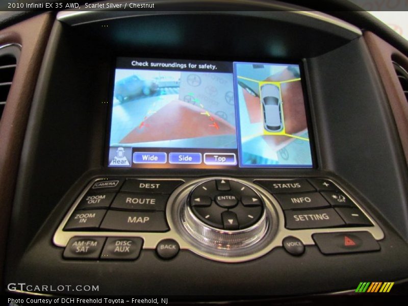 Scarlet Silver / Chestnut 2010 Infiniti EX 35 AWD