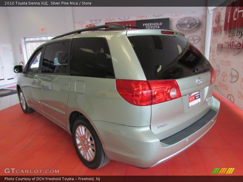 Silver Pine Mica / Stone 2010 Toyota Sienna XLE