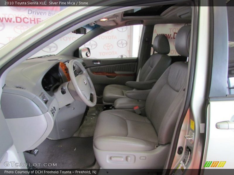Silver Pine Mica / Stone 2010 Toyota Sienna XLE
