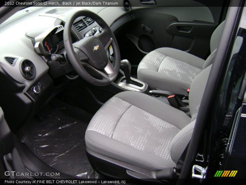 Black / Jet Black/Dark Titanium 2012 Chevrolet Sonic LS Hatch