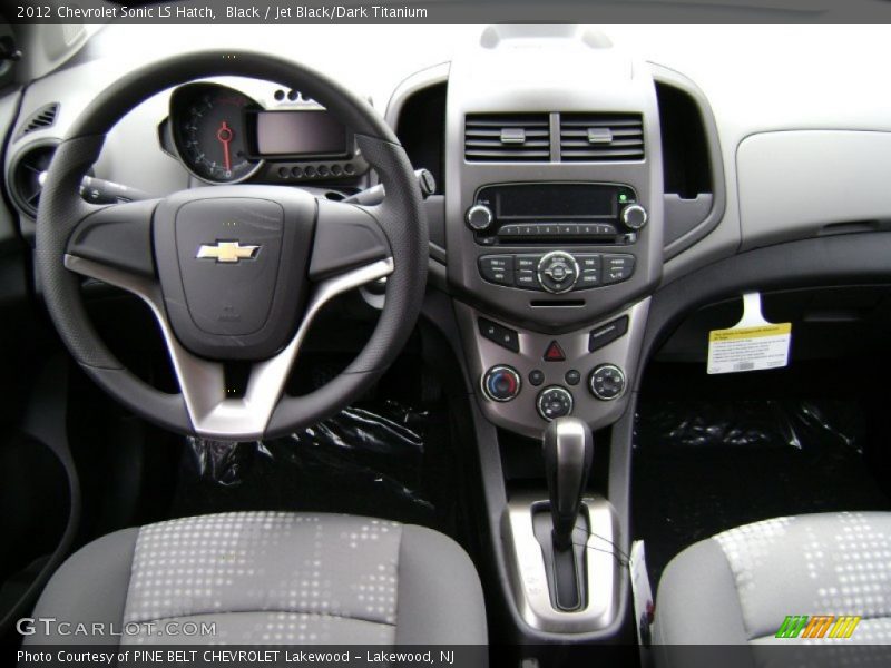 Black / Jet Black/Dark Titanium 2012 Chevrolet Sonic LS Hatch