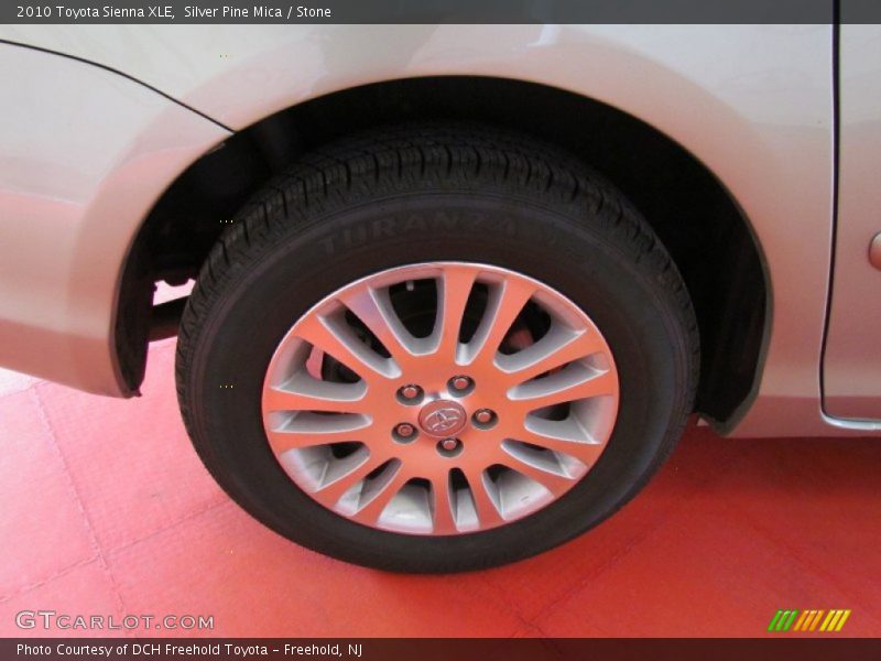 Silver Pine Mica / Stone 2010 Toyota Sienna XLE