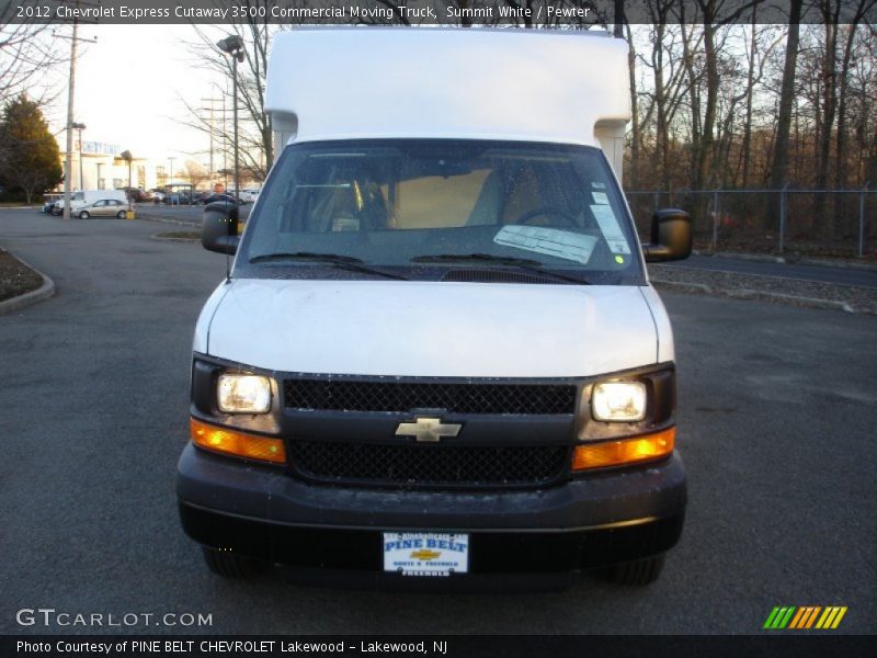 Summit White / Pewter 2012 Chevrolet Express Cutaway 3500 Commercial Moving Truck